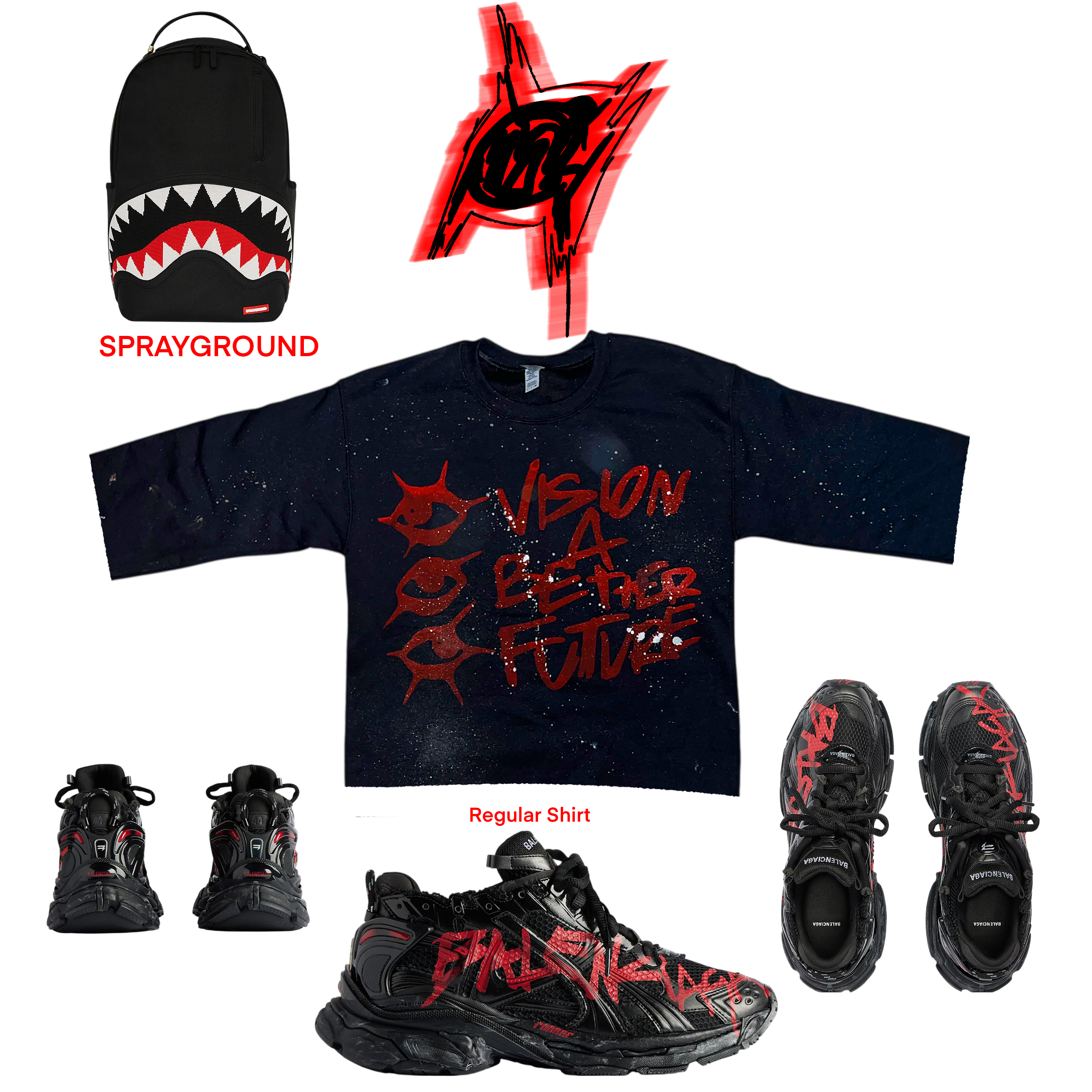 Red/Black Visionary Shirt